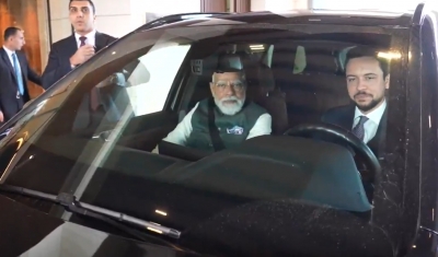 ಪ್ರಧಾನಿ ಮೋದಿಯವರನ್ನು ವೈಯಕ್ತಿಕವಾಗಿ ಕಾರು ಓಡಿಸಿ ಕರೆದೊಯ್ದ ಜೋರ್ಡಾನ್ ಕ್ರೌನ್ ಪ್ರಿನ್ಸ್ : ವಿಶೇಷ ಗೌರವ ಹಾಗೂ ರಾಜತಾಂತ್ರಿಕ ನಡೆ 