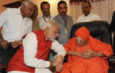  ಶ್ರೀ ಶಿವಕುಮಾರ ಸ್ವಾಮಿಗಳವರ ಜಯಂತಿಯಂದು ಅವರಿಗೆ ಗೌರವ ಸಲ್ಲಿಸಿದ ಪ್ರಧಾನಿ ಮೋದಿ 