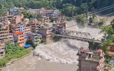  ಪ್ರವಾಹದ ಎಚ್ಚರಿಕೆ: ನೇಪಾಳದ ಭೋಟೆ ಕೋಶಿಗೆ ಪ್ರಬಲ ಪ್ರವಾಹದ ಅಲೆ ಪ್ರವೇಶ; ಬಿಹಾರದಲ್ಲಿ ಹೈ ಅಲರ್ಟ್ 