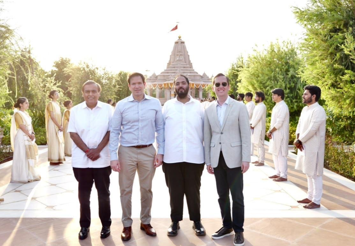 ರುಬಿಯೊ ರಿಲಯನ್ಸ್‌ನ ಜಾಮ್‌ನಗರ ಸಂಸ್ಕರಣಾಗಾರಕ್ಕೆ ಭೇಟಿ : ಭಾರತದೊಂದಿಗೆ ಅಮೆರಿಕದ ಇಂಧನ ಪಾಲುದಾರಿಕೆಗೆ ಹೊಸ �